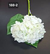 Fir hortensie artificială Real Touch albă – 48cm